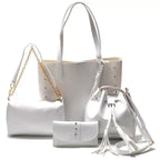 Conjunto de Carteras Elegancia Pure - Comprá 1 Llevate 4