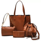 Conjunto de Carteras Elegancia Pure - Comprá 1 Llevate 4