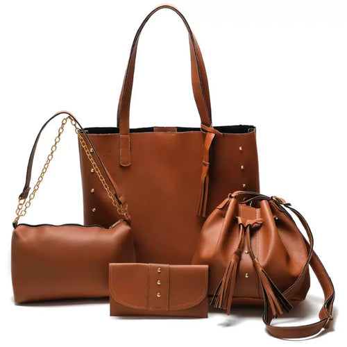Conjunto de Carteras Elegancia Pure - Comprá 1 Llevate 4