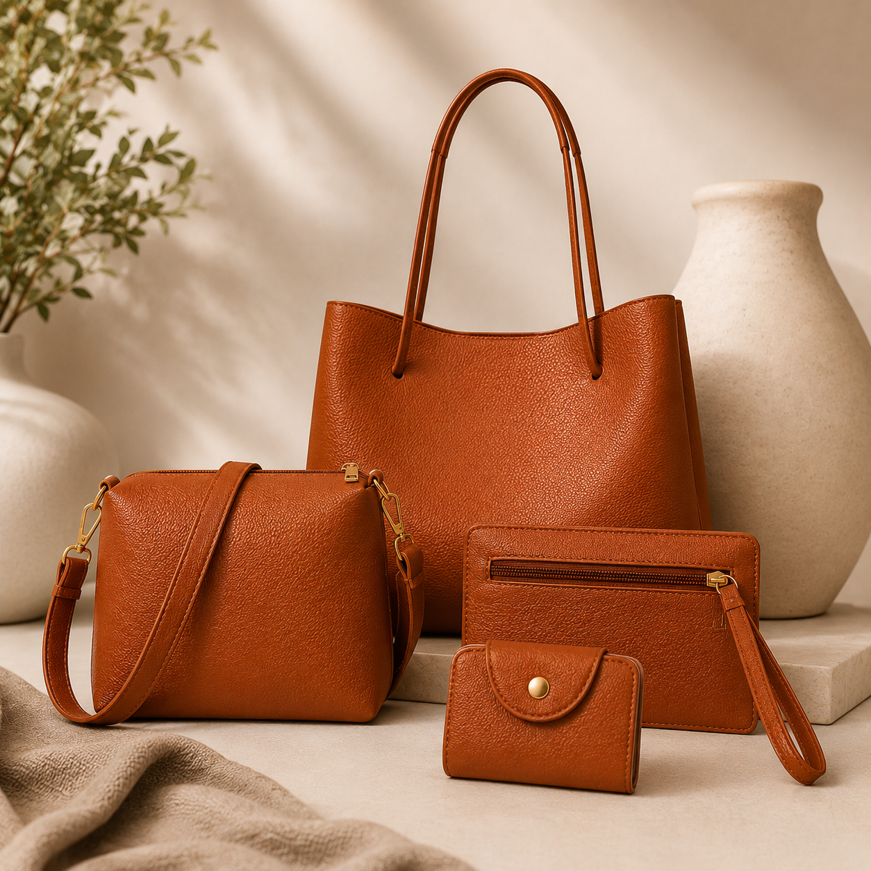 Kit de Carteras Elegancia Classic - Comprá 1 Llevate 4