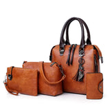 Kit de Carteras Elegancia Premium en Cuero - Compra 1 y Llévate 4