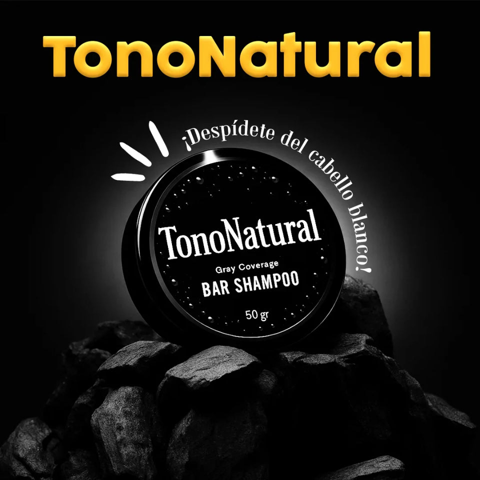 Jabón TonoNatural – Elimina el Cabello Blanco y Restaura el Color Natural