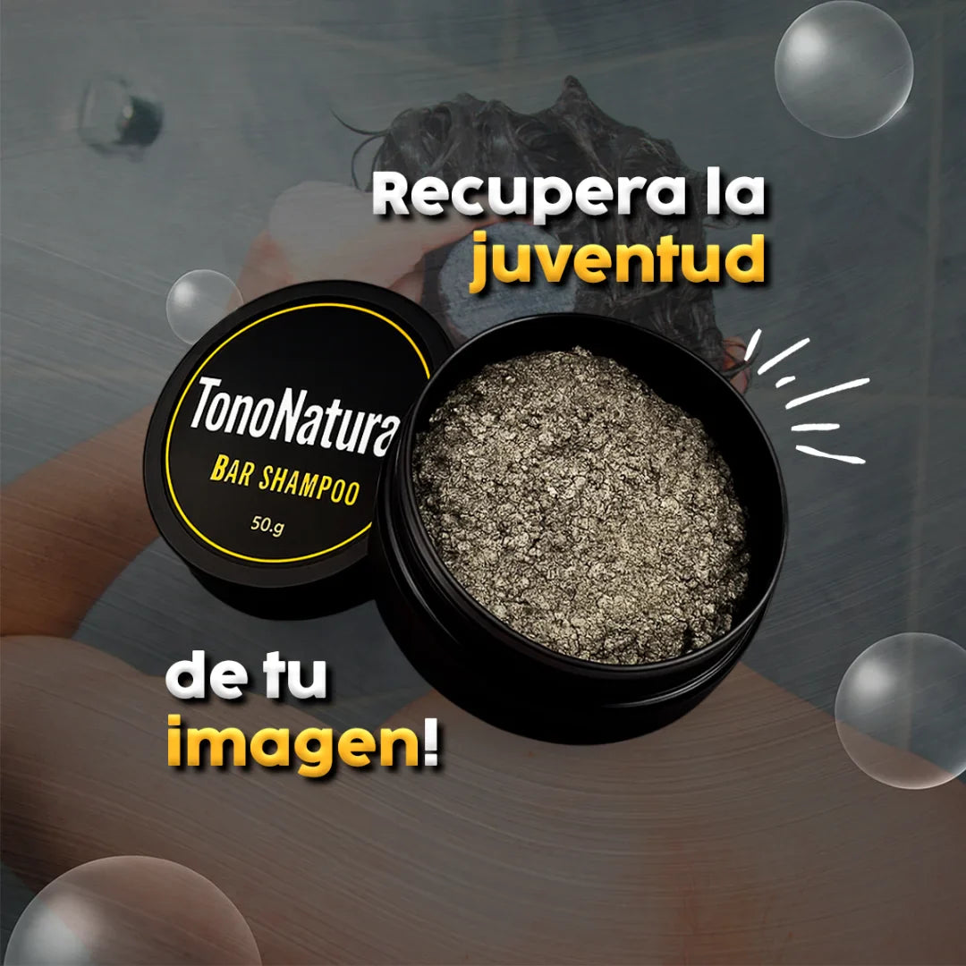 Jabón TonoNatural – Elimina el Cabello Blanco y Restaura el Color Natural