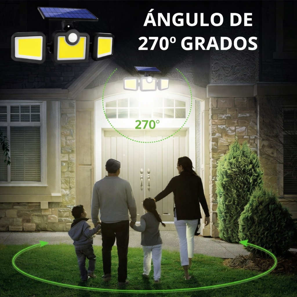 Foco LED Solar 3 en 1 - EcoLight
